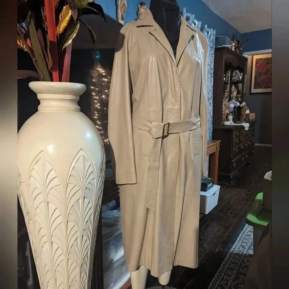 Marina Rinaldi genuine leather coat - Picture 1 of 5